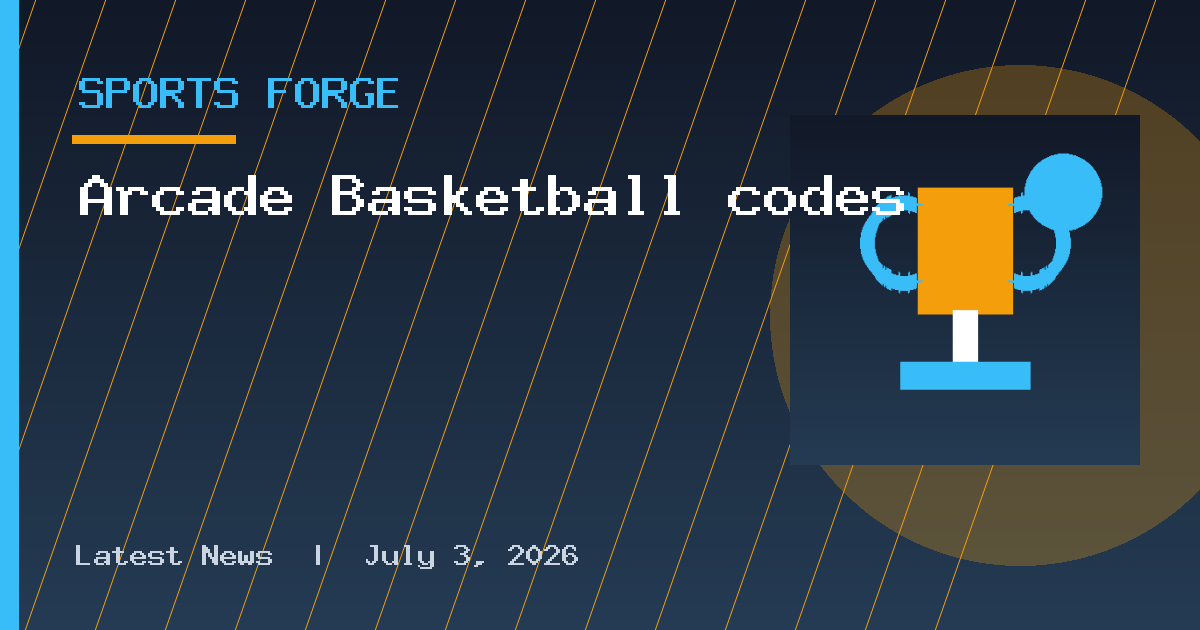Arcade Basketball codes