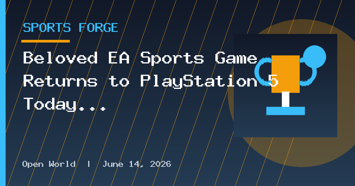 Beloved EA Sports Game Returns to PlayStation 5 Today With Major Updates