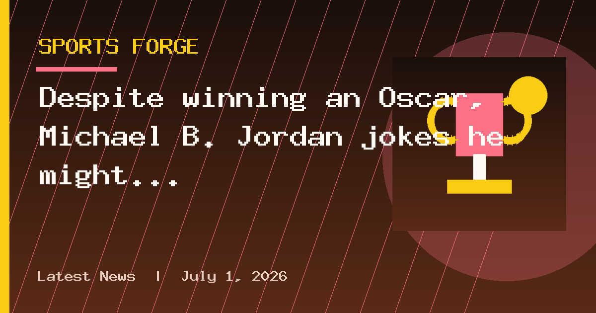Despite winning an Oscar, Michael B. Jordan jokes he might quit acting and "make