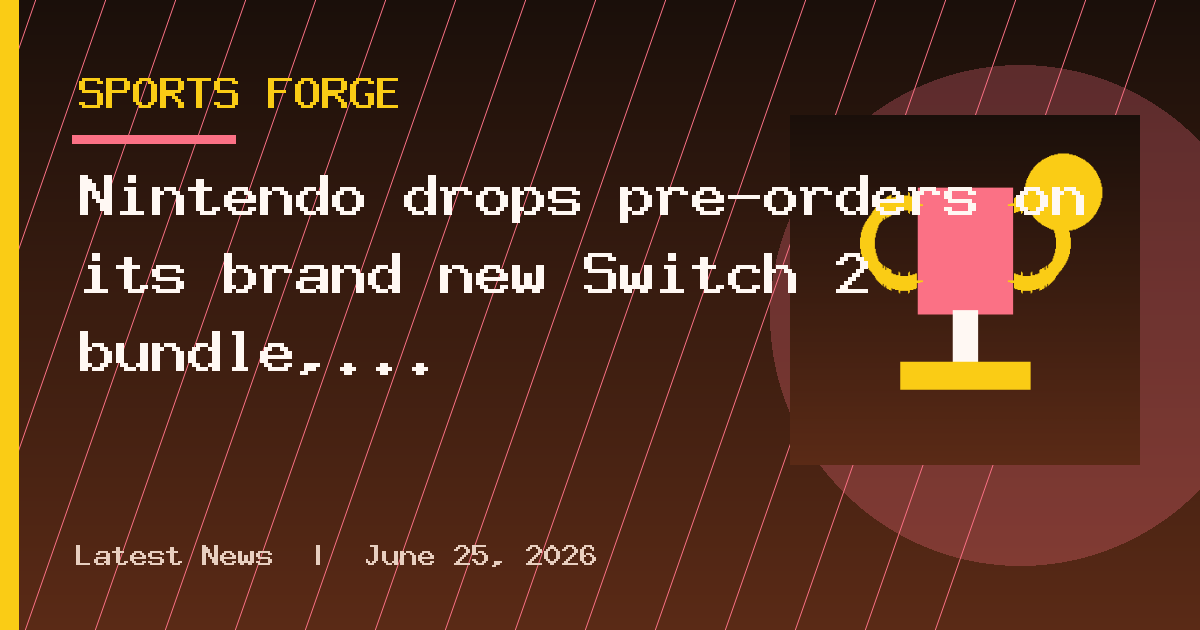 Nintendo drops pre-orders on its brand new Switch 2 bundle, and with Zelda out