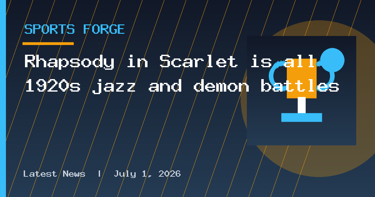 Rhapsody in Scarlet is all 1920s jazz and demon battles