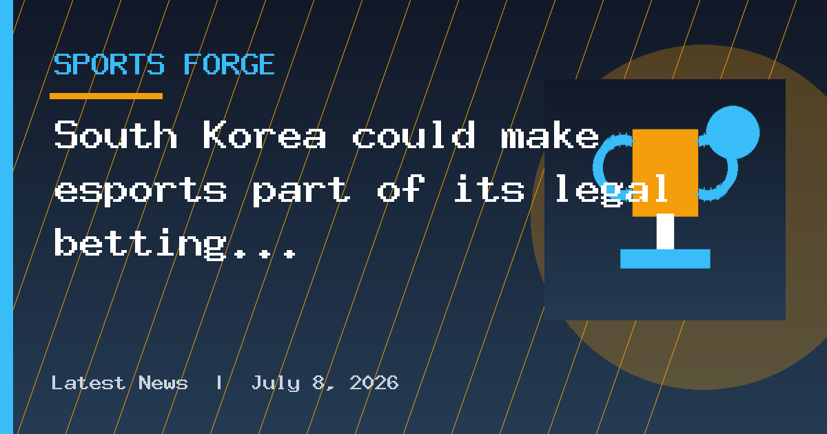 South Korea could make esports part of its legal betting system