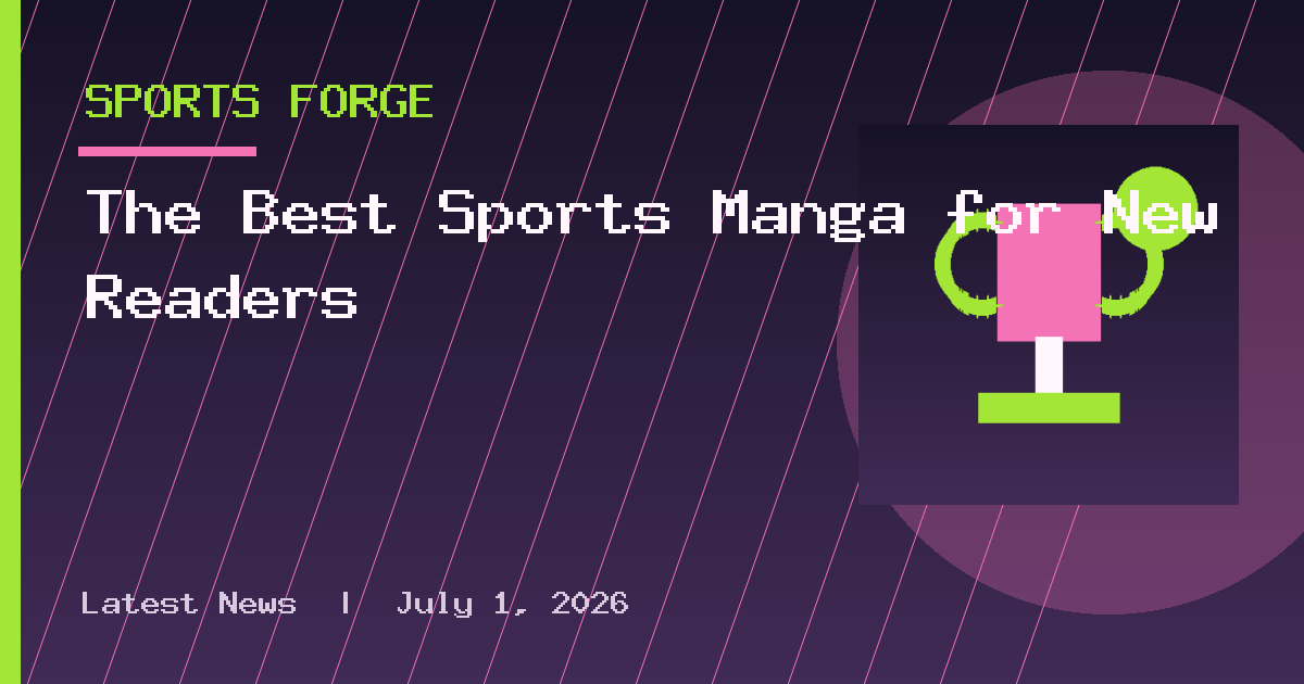 The Best Sports Manga for New Readers