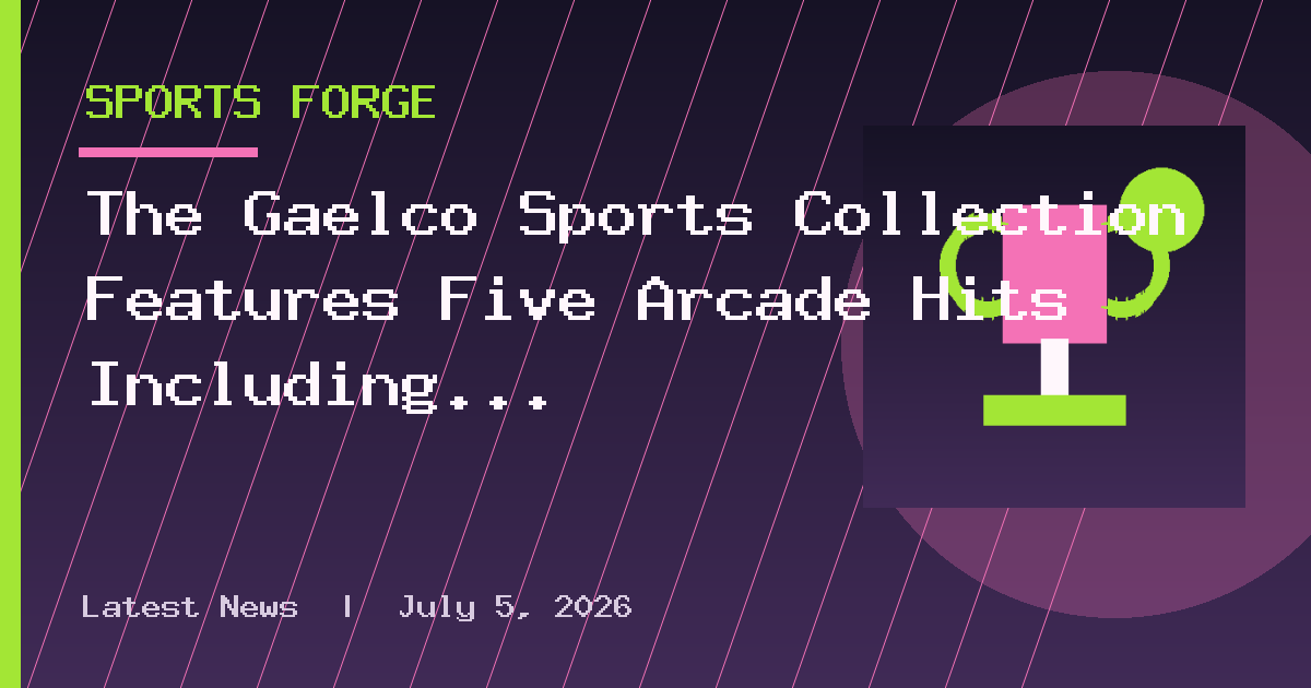 The Gaelco Sports Collection Features Five Arcade Hits Including The Scandalous